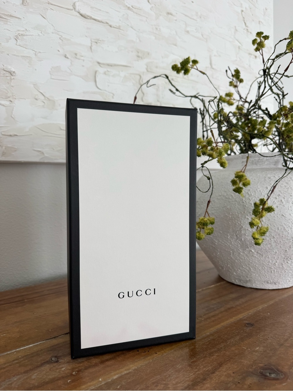 GUCCI Black and White Shoe Box